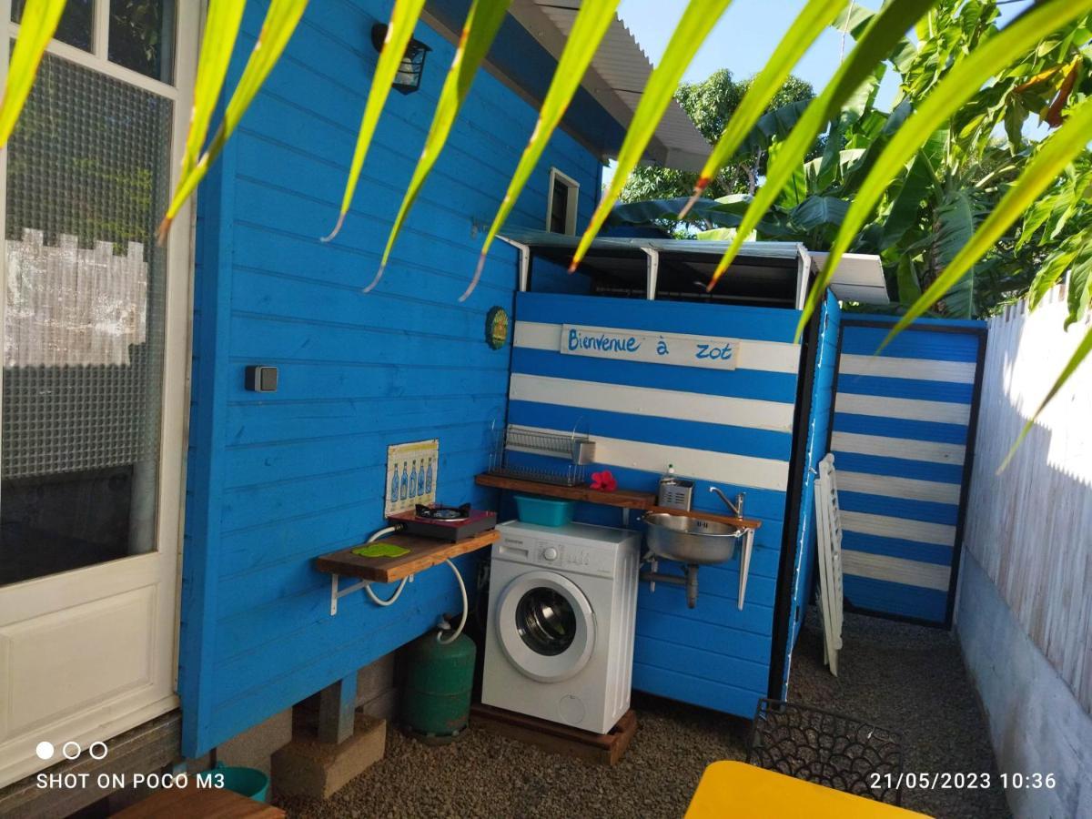 Bungalow Bleu Étang-Salé les Bains Exterior foto